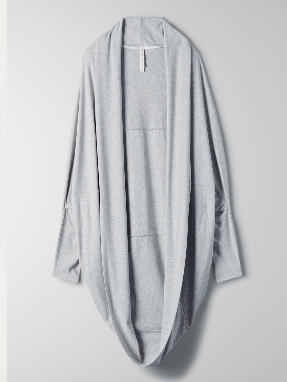 Aritzia Light Gray Cocoon Draped Cardigan